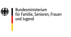 Logo des Bundesministeriums für Familie, Senioren, Frauen und Jugend 