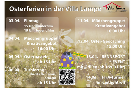 Plakat Osterferienprogramm 2023