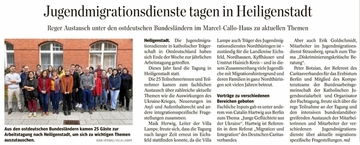 Jugendmigrationsdienste tagen in Heiligenstadt