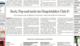 TLZ 2022-10-01 Rock, Pop und mehr im Dingelstädter Club D