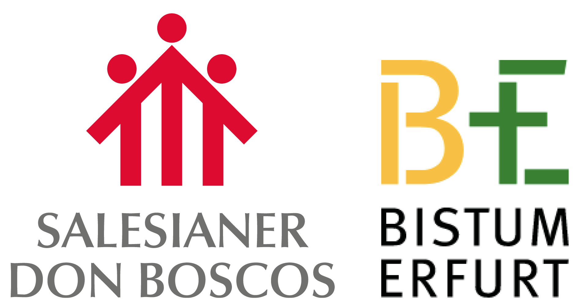 Logos SDB und Bistum Erfurt