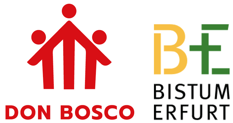 Logos SDB und Bistum Erfurt